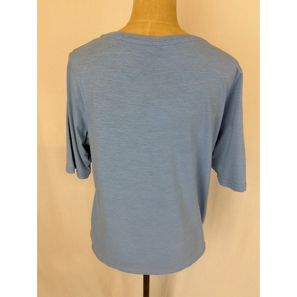 NWT Soya Concept Cornflower Blue Organic Cotton T-Shirt XXL # 0453 - Picture 3 of 7
